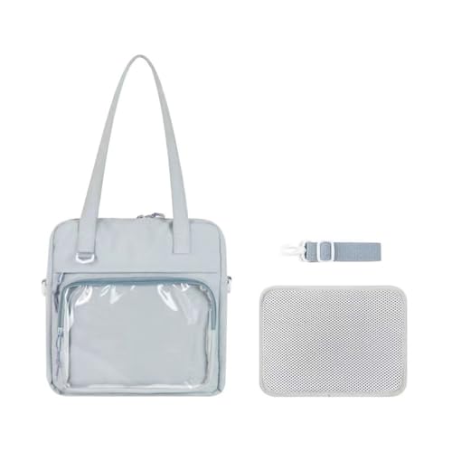 DEXSHUN Frieren Rucksack Anime Pin Display Tasche Niedliche Manga Figuren Abzeichen Damen Handtasche Umhängetasche für Anime Cosplay und Konzert von DEXSHUN
