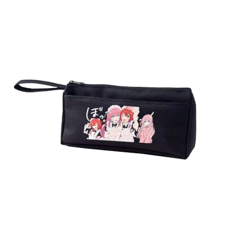 DEXSHUN Gotō Hitori Federmäppchen Anime Große Kapazität Stift Tasche Yamada Ryo/Ijichi Nijika/Kita Ikuyo Multi-Funktions-Schreibwaren Fall Studenten Schreibwaren Tasche von DEXSHUN