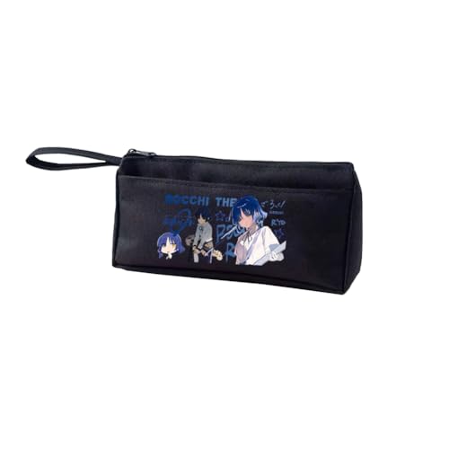 DEXSHUN Gotō Hitori Federmäppchen Anime Große Kapazität Stift Tasche Yamada Ryo/Ijichi Nijika/Kita Ikuyo Multi-Funktions-Schreibwaren Fall Studenten Schreibwaren Tasche von DEXSHUN