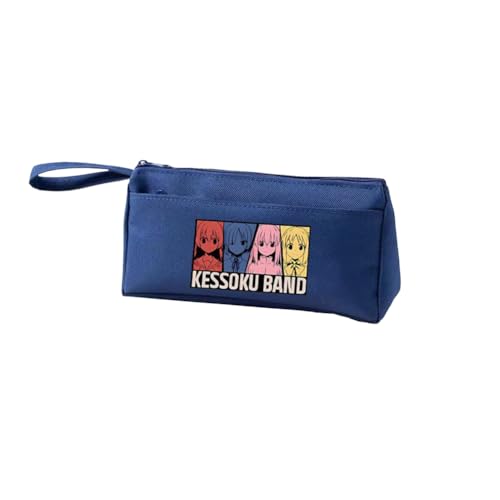 DEXSHUN Gotō Hitori Federmäppchen Anime Große Kapazität Stift Tasche Yamada Ryo/Ijichi Nijika/Kita Ikuyo Multi-Funktions-Schreibwaren Fall Studenten Schreibwaren Tasche von DEXSHUN