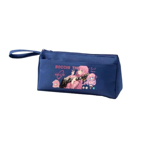 DEXSHUN Gotō Hitori Federmäppchen Anime Große Kapazität Stift Tasche Yamada Ryo/Ijichi Nijika/Kita Ikuyo Multi-Funktions-Schreibwaren Fall Studenten Schreibwaren Tasche von DEXSHUN