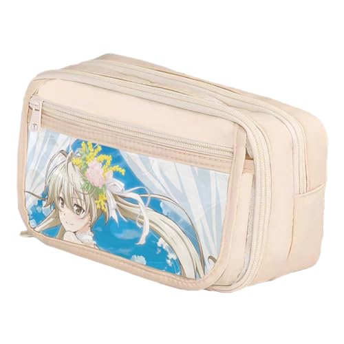 DEXSHUN Kasugano Sora Federmäppchen Anime Federtasche Große Kapazität Pencil Case Doppelschicht Federmäppchen Cartoon schulsachen mäppchen für Mädchen Jungen Schulgeschenk von DEXSHUN