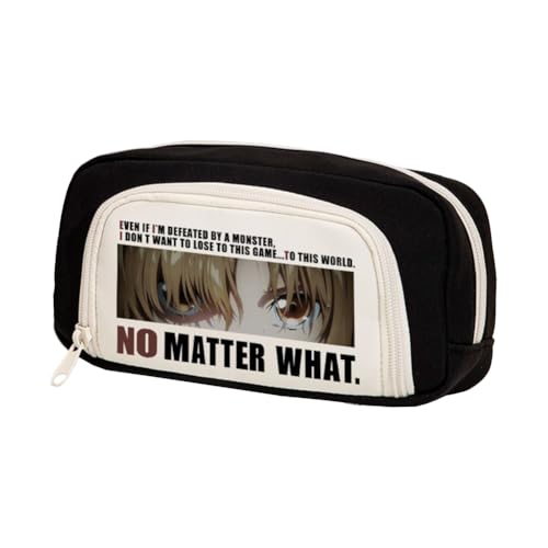 DEXSHUN Kirito Anime Federmäppchen Kirigaya Kazuto Yuuki Asuna Mäppchen große Kapazität Federmappe Mädchen Junge Teenager Pencil Case für Schule von DEXSHUN