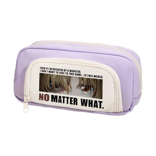 DEXSHUN Kirito Anime Federmäppchen Kirigaya Kazuto Yuuki Asuna Mäppchen große Kapazität Federmappe Mädchen Junge Teenager Pencil Case für Schule von DEXSHUN