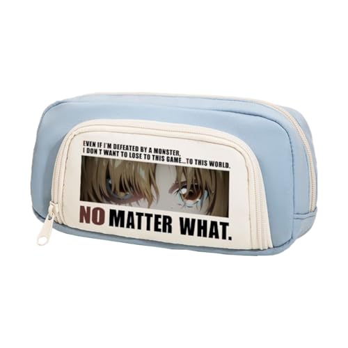 DEXSHUN Kirito Anime Federmäppchen Kirigaya Kazuto Yuuki Asuna Mäppchen große Kapazität Federmappe Mädchen Junge Teenager Pencil Case für Schule von DEXSHUN