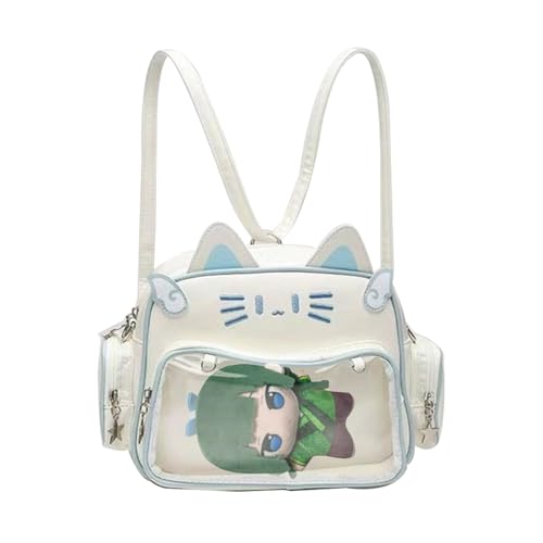 DEXSHUN Maomao Rucksack Anime Pin Display Tasche Niedliche Manga Figuren Maomao Abzeichen Damen Handtasche Umhängetasche für Anime Cosplay und Konzert von DEXSHUN