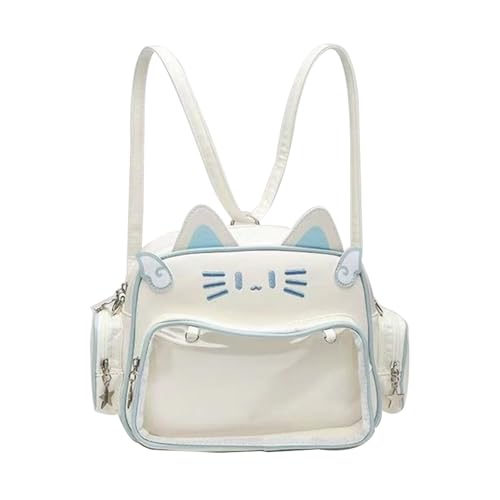 DEXSHUN Maomao Rucksack Anime Pin Display Tasche Niedliche Manga Figuren Maomao Abzeichen Damen Handtasche Umhängetasche für Anime Cosplay und Konzert von DEXSHUN