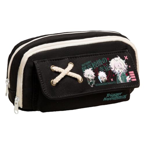 DEXSHUN Nagito Komaeda Federmäppchen Anime Niedeliche Naegi Makoto/Saihara Shūichi/Kokichi Oma Mäppchen große Kapazität Schreibwarenetui für Schüler Mädchen Jungen von DEXSHUN