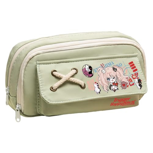 DEXSHUN Nagito Komaeda Federmäppchen Anime Niedeliche Naegi Makoto/Saihara Shūichi/Kokichi Oma Mäppchen große Kapazität Schreibwarenetui für Schüler Mädchen Jungen von DEXSHUN