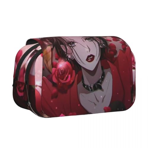 DEXSHUN Nana Anime Federmäppchen Osaki Nana/Komatsu Nana Pencil case Doppelschichtiger 3D-Druck Federmäppchen Große Stiftbox Schreibwarenbox für Studenten von DEXSHUN