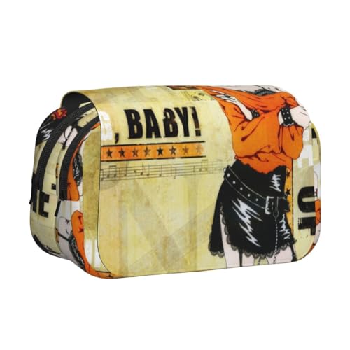 DEXSHUN Nana Anime Federmäppchen Osaki Nana/Komatsu Nana Pencil case Doppelschichtiger 3D-Druck Federmäppchen Große Stiftbox Schreibwarenbox für Studenten von DEXSHUN