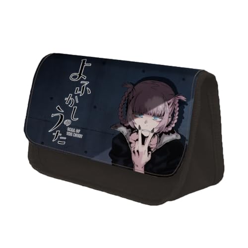 DEXSHUN Nanakusa Nazuna Federmäppchen Anime Große Kapazität Anime Stifttasche Schreibwaren Tasche Schulbedarf von DEXSHUN