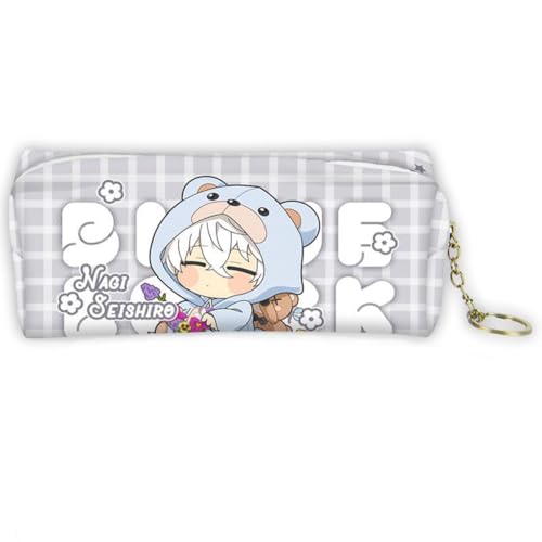 Seishiro Nagi Federmäppchen Anime Isagi Yoichi Bachira Meguru Leinwand Federmäppchen REO Mikage Schreibwaren Stifttasche Studenten Schulanfang Große Kapazität Stiftebox Geschenk von DEXSHUN