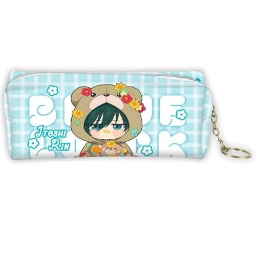 Seishiro Nagi Federmäppchen Anime Isagi Yoichi Bachira Meguru Leinwand Federmäppchen REO Mikage Schreibwaren Stifttasche Studenten Schulanfang Große Kapazität Stiftebox Geschenk von DEXSHUN