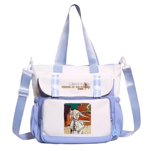 Frieren Umhängetasche Anime Frieren/Fern/Himmel/Stark Handtasche Große Handbag Aime Merch Crossbody Tasche Einkaufstaschen Geschenk von DEXSHUN