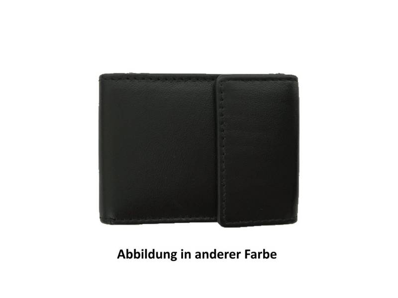 DF Mini Geldbörse echt Leder Minibörse, dunkelgrün von DF