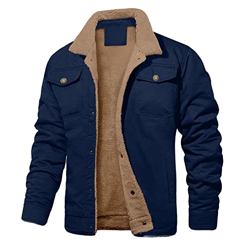 DFEK Herren Jacken Leder Jacke Herren Softshell sweatjacke lang jeans jacken für herren weiss freizeithemden jeansjacke damen pullover herren xxl herren-jacken sommer 35.99 von DFEK