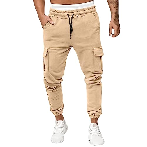 DFEK Jogginghose Herren warm Winter Cargo Hosen männer 40/32 Sporthose lang Shorts Herren Cargo Hosen männer Stretch Jeans Herren Jeans Slim fit Stretch M 10.99 von DFEK