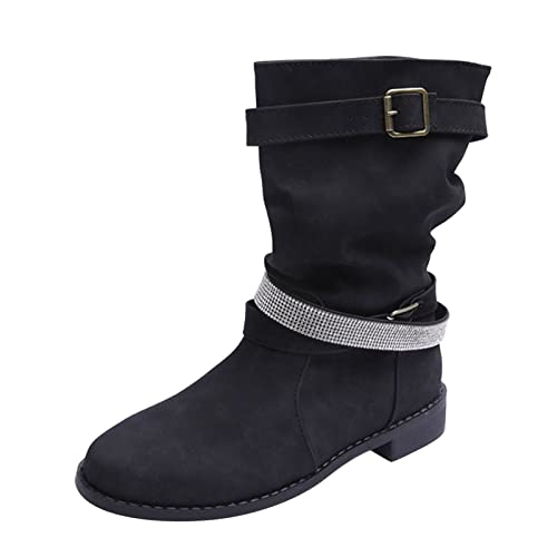 DFEK cowboystiefel damen schwarz leder sommerstiefeletten schwarz stiefeletten damen schwarz glitzer gummistiefel kinder cowboystiefel damen schwarz leder 20.99 von DFEK