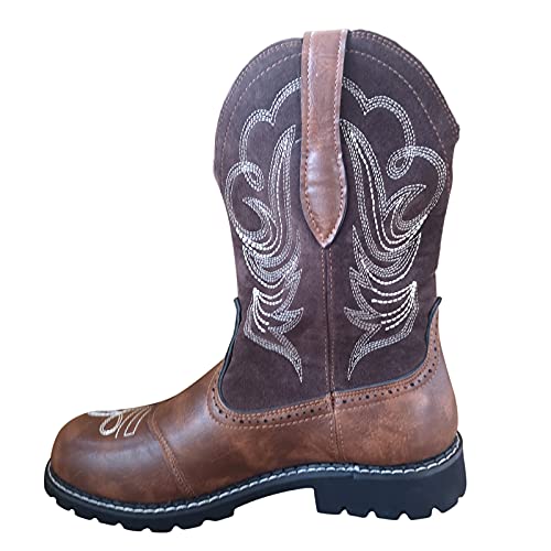 DFEK cowboystiefel leder damen sommer gummistiefel damen kurz weit gr 42 stiefeletten damen schwarz hoch sommerstiefel damen cowboystiefel leder damen sommer 35.99 von DFEK