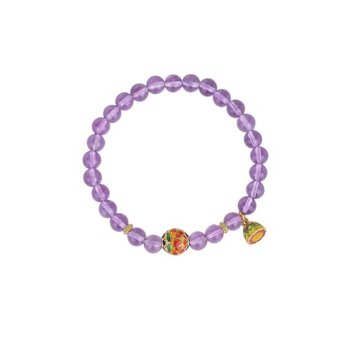 DFEPPJHG Amethyst Emaille Perlenarmband DFEPPJHG Amethyst Emaille Perlenarmband von DFEPPJHG
