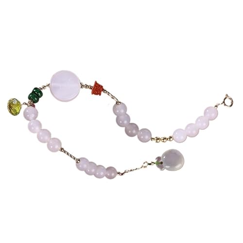DFEPPJHG Armband Mit Runden Perlen Aus Peridot Und Weißer Hetian-Jade for Damen DFEPPJHG Armband Mit Runden Perlen Aus Peridot Und Weißer Hetian-Jade for Damen von DFEPPJHG
