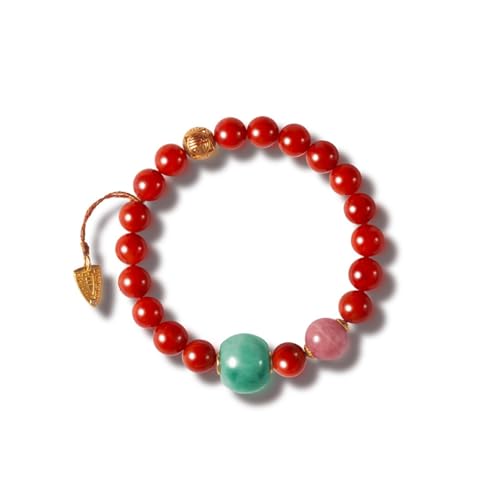 DFEPPJHG Damenarmband Mit Runden Perlen Und Vollfleischigem Rotem Nanhong DFEPPJHG Damenarmband Mit Runden Perlen Und Vollfleischigem Rotem Nanhong von DFEPPJHG