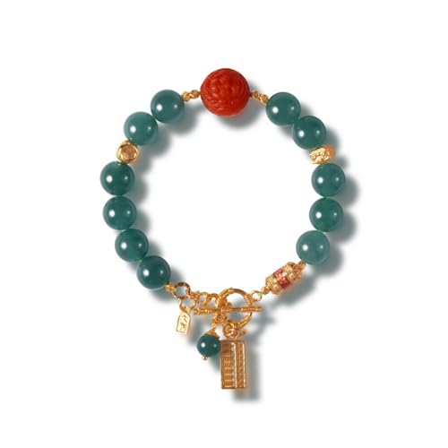 DFEPPJHG Damenarmband Mit Runden Wasserperlen In Blau von DFEPPJHG