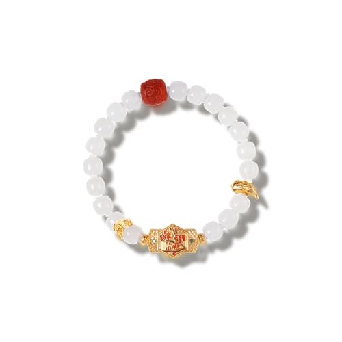 DFEPPJHG Damenarmband Mit Versilberten Emaille-Fassperlen DFEPPJHG Damenarmband Mit Versilberten Emaille-Fassperlen von DFEPPJHG