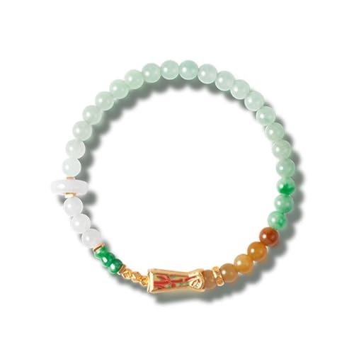 DFEPPJHG Dreifarbiges Damenarmband Mit Runden Emailleperlen DFEPPJHG Dreifarbiges Damenarmband Mit Runden Emailleperlen von DFEPPJHG