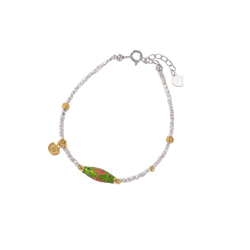DFEPPJHG Emaille-Barren-Blumenarmband DFEPPJHG Emaille-Barren-Blumenarmband von DFEPPJHG
