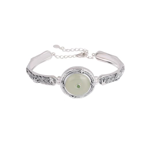 DFEPPJHG Geflochtenes Bambusblatt-Armband Aus Hetian-Jade DFEPPJHG Geflochtenes Bambusblatt-Armband Aus Hetian-Jade von DFEPPJHG