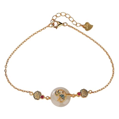 DFEPPJHG Glückverheißendes Phönix-Armband Aus Hetian-Jade DFEPPJHG Glückverheißendes Phönix-Armband Aus Hetian-Jade von DFEPPJHG