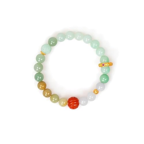 DFEPPJHG Goldenes Elastisches Rotes Nanhong-Armband for Damen von DFEPPJHG