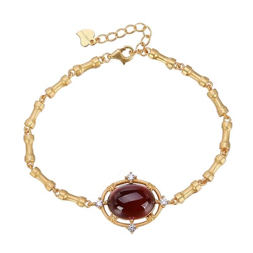 DFEPPJHG Granat-Bambus-Armband for Damen DFEPPJHG Granat-Bambus-Armband for Damen von DFEPPJHG