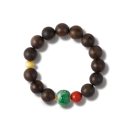 DFEPPJHG Herren-Adlerholzarmband Nanhong 15 Mm Armband DFEPPJHG Herren-Adlerholzarmband Nanhong 15 Mm Armband von DFEPPJHG