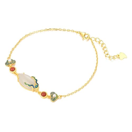 DFEPPJHG Hetian-Jade-Armband for Damen von DFEPPJHG