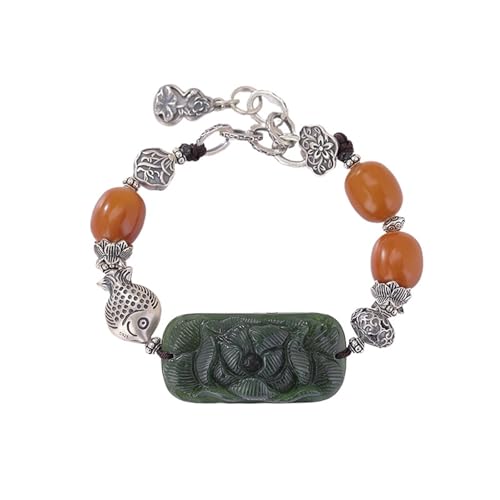 DFEPPJHG Hetian Jade Bienenwachs Armband L0tus DFEPPJHG Hetian Jade Bienenwachs Armband L0tus von DFEPPJHG