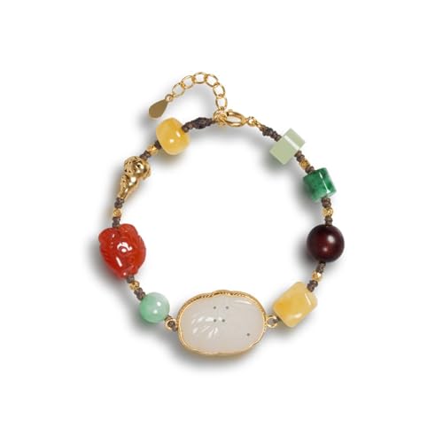DFEPPJHG Hetian Jade Klar Sailor Armband Frauen Perle Bienenwachs DFEPPJHG Hetian Jade Klar Sailor Armband Frauen Perle Bienenwachs von DFEPPJHG