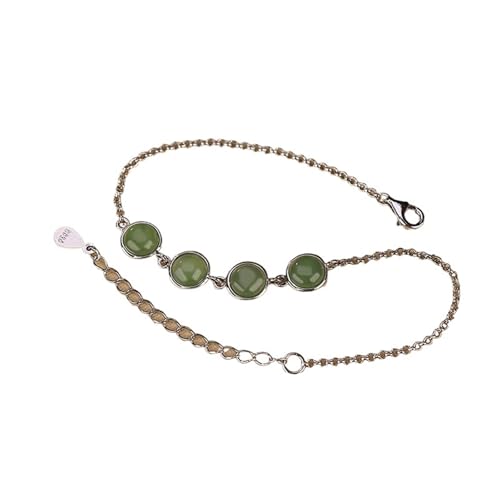 DFEPPJHG Hohles Armband „Friede Und Freude“ Aus Hetian-Jade(S) von DFEPPJHG