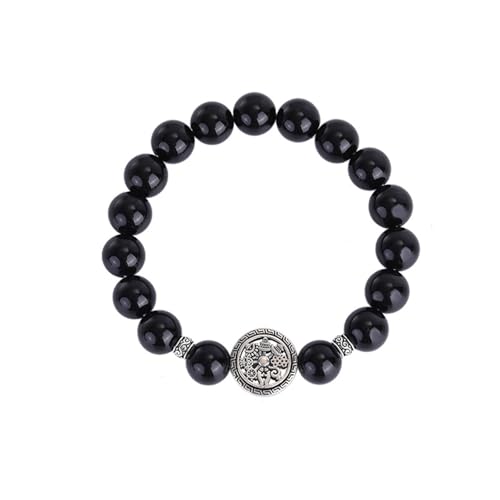 DFEPPJHG Hohles Armband Aus Obsidian-Rundperlen DFEPPJHG Hohles Armband Aus Obsidian-Rundperlen von DFEPPJHG