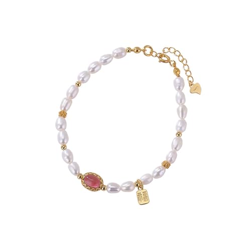 DFEPPJHG Ovales Perlenblumenarmband DFEPPJHG Ovales Perlenblumenarmband von DFEPPJHG