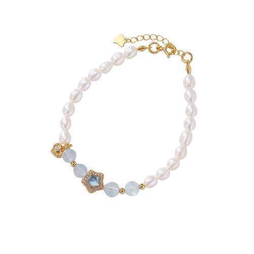 DFEPPJHG Perlenarmband Love Star Fünfzackige Sternperlen DFEPPJHG Perlenarmband Love Star Fünfzackige Sternperlen von DFEPPJHG