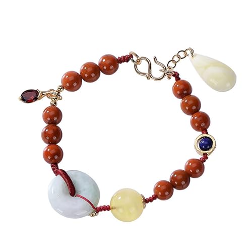 DFEPPJHG Südroter Achat-Wassertropfen-Armband DFEPPJHG Südroter Achat-Wassertropfen-Armband von DFEPPJHG