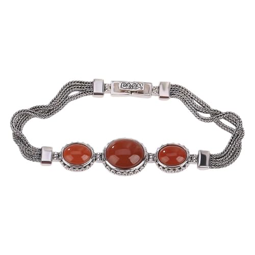 DFEPPJHG Südrotes Eiförmiges Geflochtenes Armband Herbst- Und Winterschmuck von DFEPPJHG