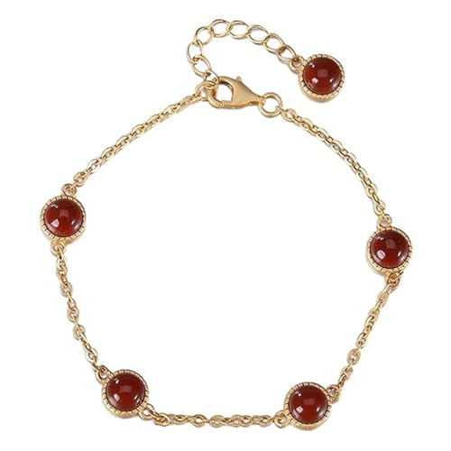 DFEPPJHG Vergoldetes Damenarmband Aus Hetian-Jade Und Weißem Achat DFEPPJHG Vergoldetes Damenarmband Aus Hetian-Jade Und Weißem Achat von DFEPPJHG