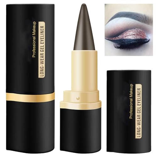 Langlebiger Gel-Eyeliner, wischfeste Smokey-Lidschatten-Palette, wasserfester und wischfester Matt-Gel-Eyeliner, schnell trocknender Formel-Eyeliner von DFEPPJHG