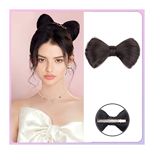 Anwendung bei Frauen Dutt-Clip-in-Haarteil, modischer Chignon-Kopfschmuck, Kunsthaar, synthetisches Haar in Schleifenform mit Haarnadeln, Haarschmuck for Frauen und Mädchen Für die Haare(Brown black,1 Anwendung bei Frauen Dutt-Clip-in-Haarteil, modischer Chignon-Kopfschmuck, Kunsthaar, synthetisches Haar in Schleifenform mit Haarnadeln, Haarschmuck for Frauen und Mädchen Für die Haare(Brown black,1 von DFHS46JK