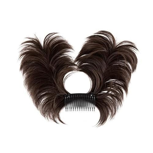 Anwendung bei Frauen Messy Bun Haarspange Einfach zu verwendendes Haarteil mit Klauenclip Vielseitige Frisuren Flauschige Perücke for dünnes oder dickes Haar Für die Haare(Dark Brown) von DFHS46JK