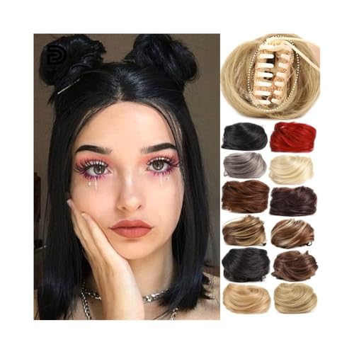Anwendung bei Frauen Space Buns Haarteile, 1 Stück, Mini-Klauenclip in synthetischen Donut-Chignon-Haarverlängerungen Für die Haare(30) von DFHS46JK